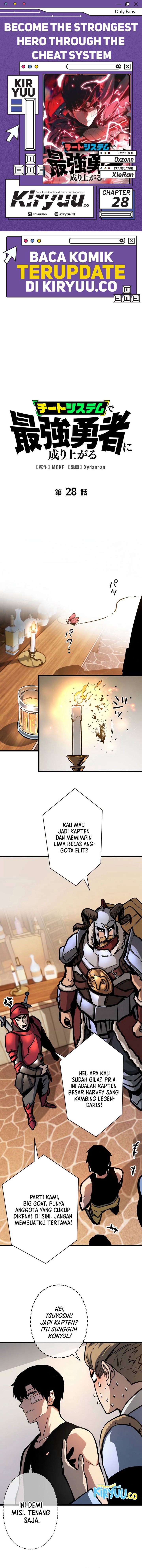 Become the Strongest Hero Through the Cheat System Chapter 28 Gambar 1
