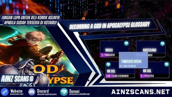 Becoming a God in Apocalypse Glossary Chapter 23 Gambar 1