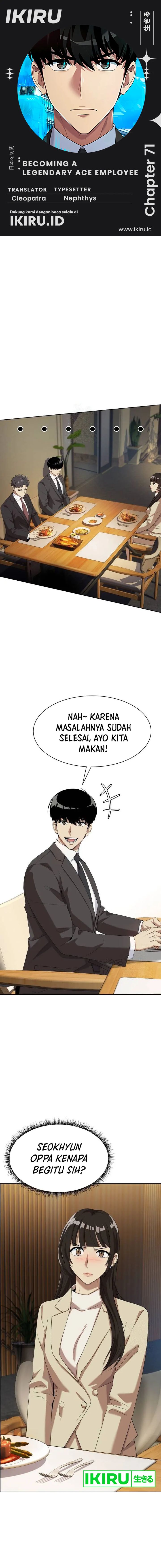 Becoming a Legendary Ace Employee Chapter 71 Gambar 1