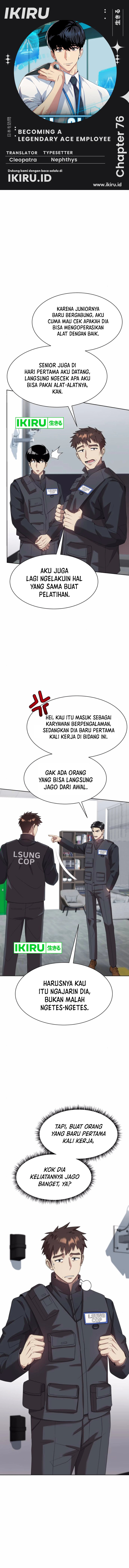Becoming a Legendary Ace Employee Chapter 76 Gambar 1