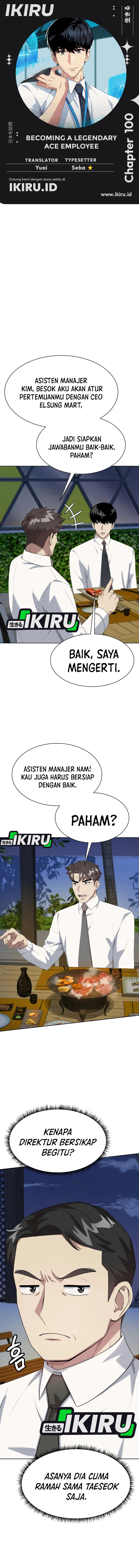 Becoming a Legendary Ace Employee Chapter 100 Gambar 1