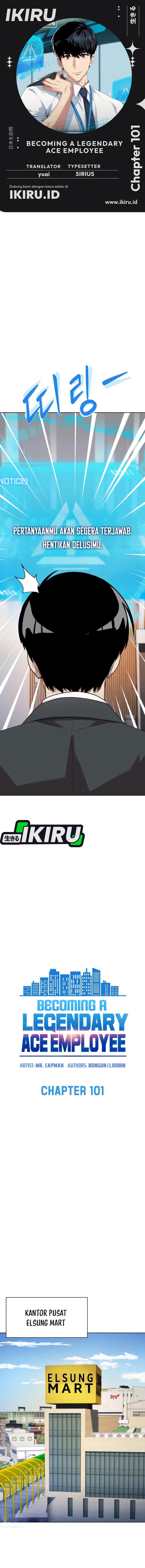 Becoming a Legendary Ace Employee Chapter 101 Gambar 1