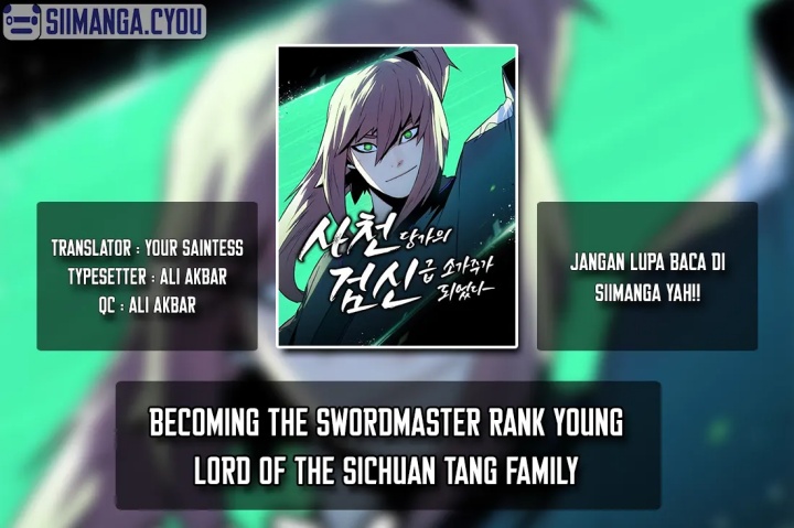 Becoming the Swordmaster Rank Young Lord of the Sichuan Tang Family Chapter 03 Gambar 1