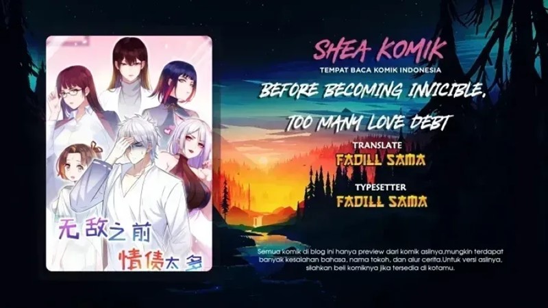Before Becoming Invincible, Too Many Love Debt Chapter 08 Gambar 1