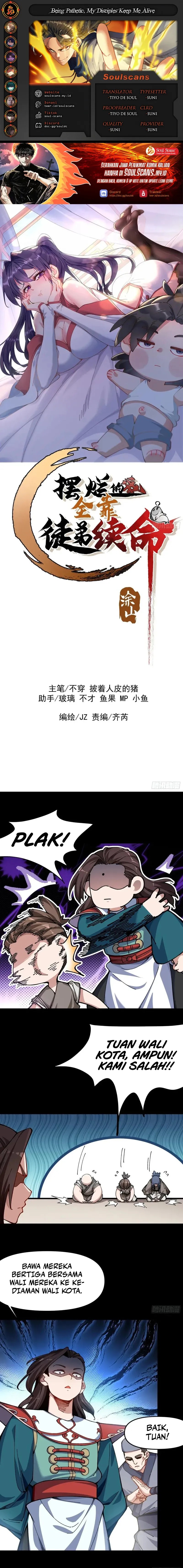 Being Pathetic, My Disciples Keep Me Alive Chapter 44 Gambar 1