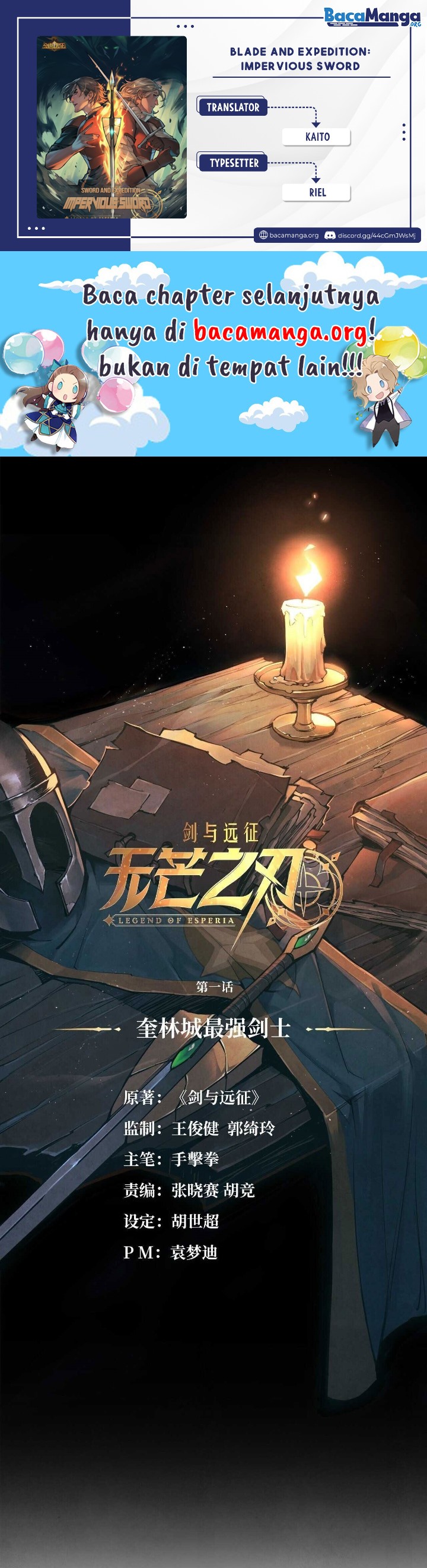 Blade and Expedition: Impervious Chapter 01 Gambar 1