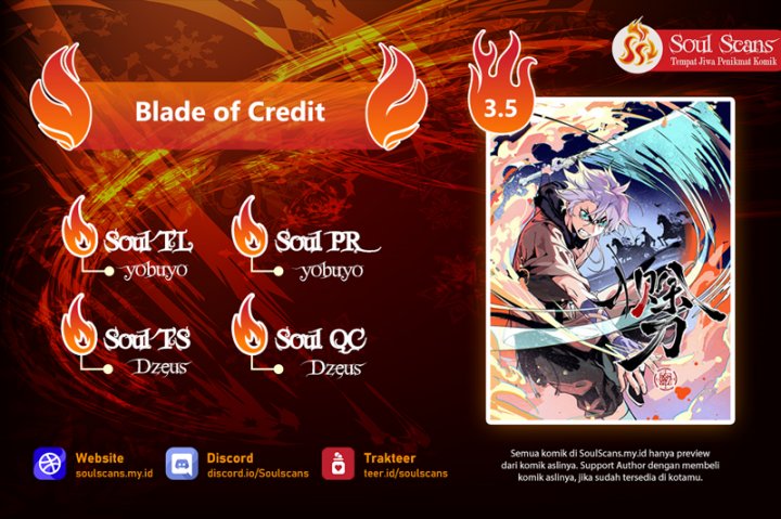 Blade of Credit Chapter 03.5 Gambar 1