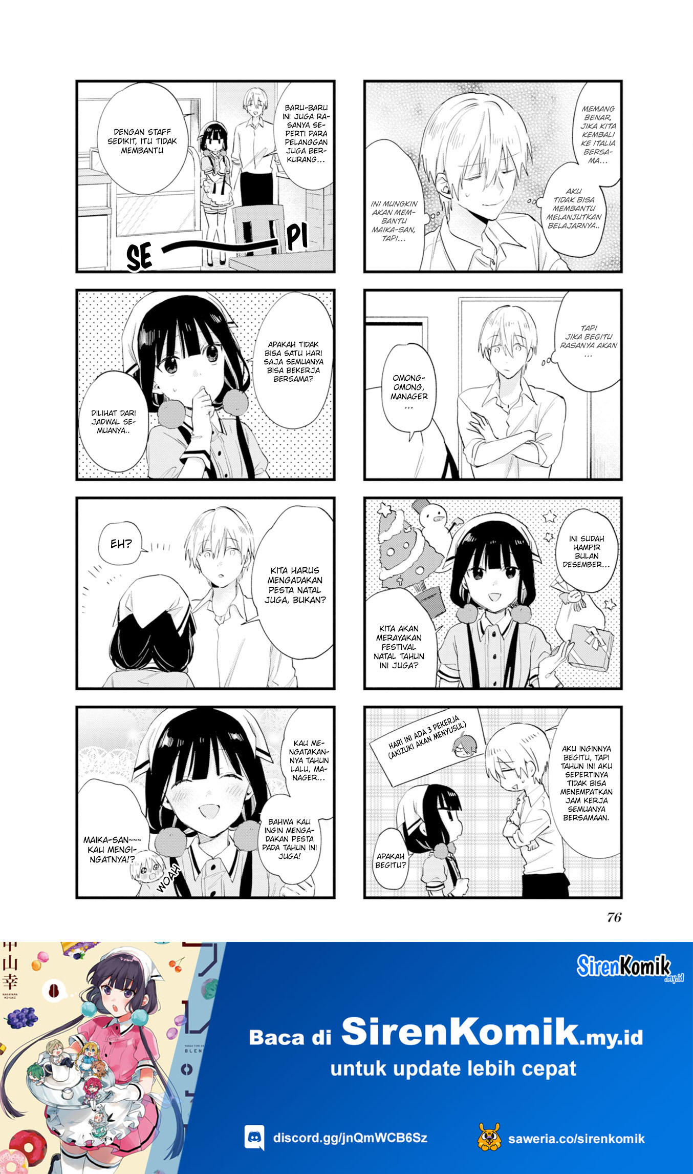 Blend S Chapter 108 Gambar 5