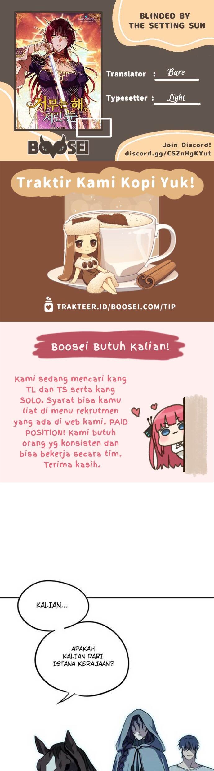 Blinded by the Setting Sun Chapter 40 Gambar 1