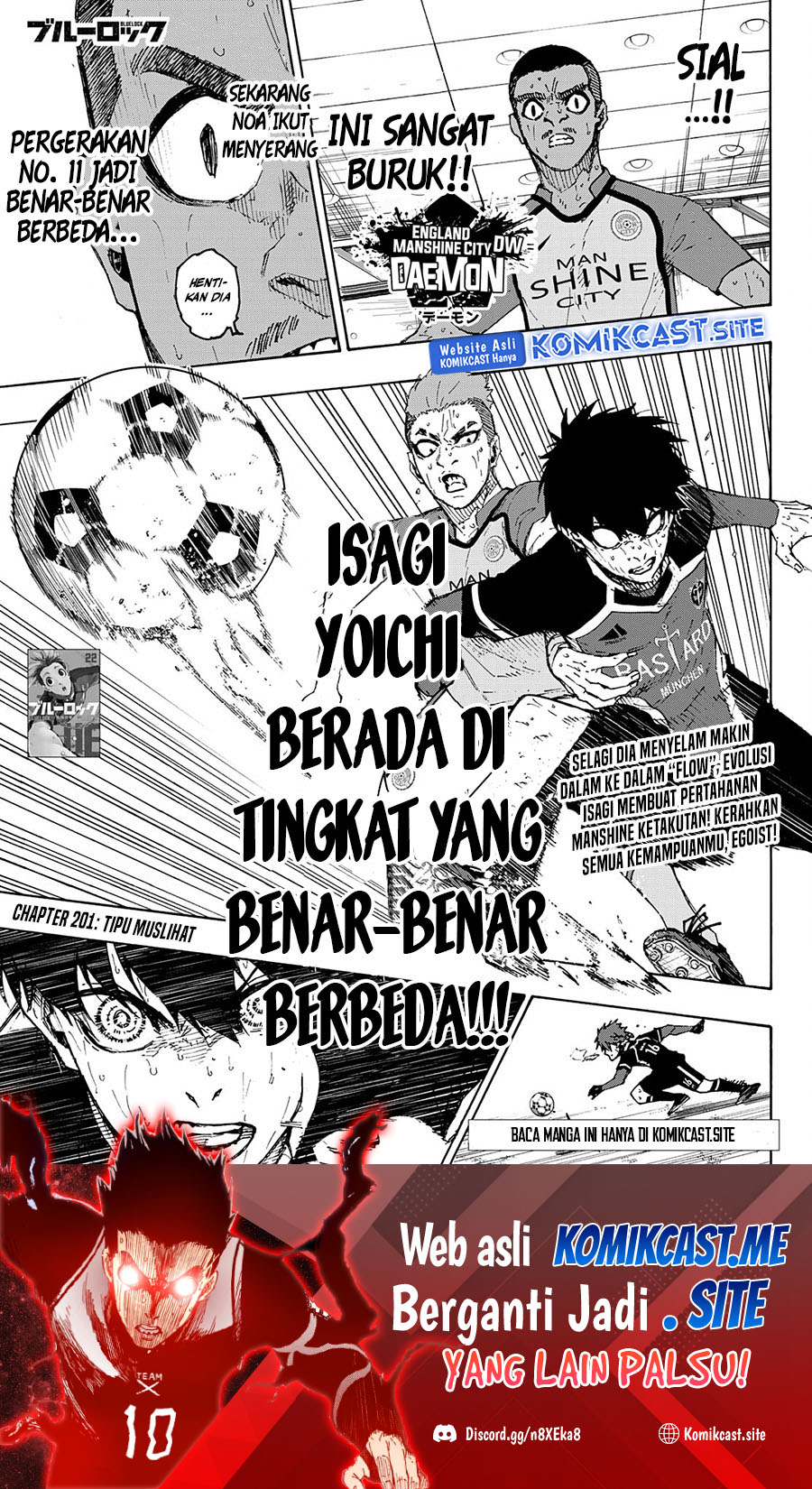 Blue Lock Chapter 201 Gambar 2
