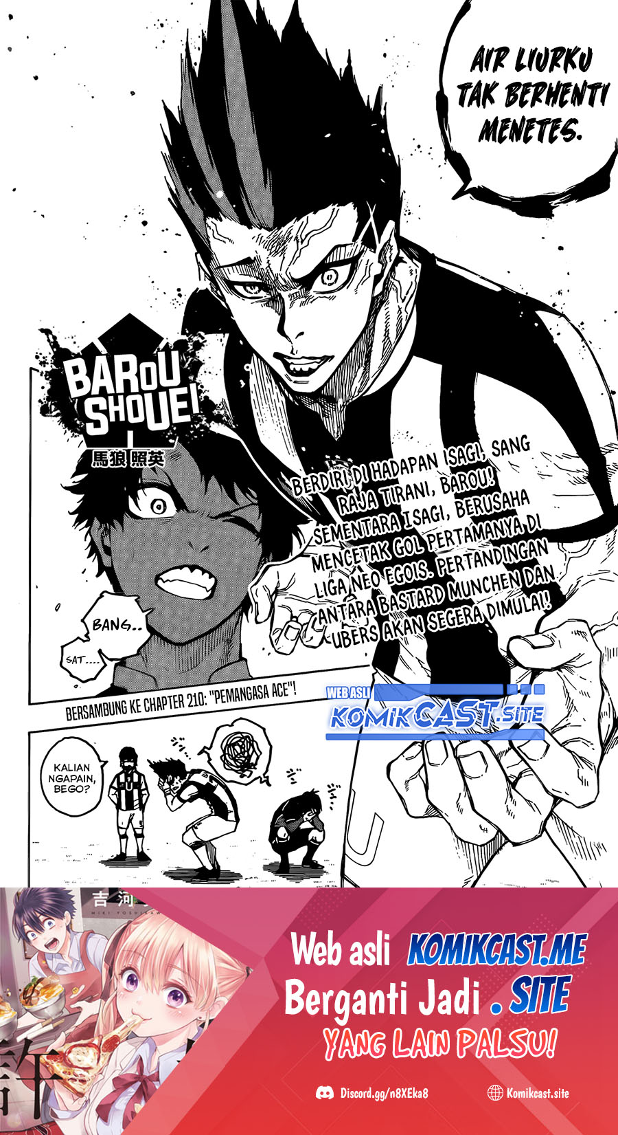 Blue Lock Chapter 209 Gambar 19