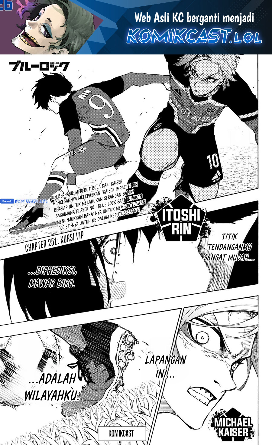 Blue Lock Chapter 251 Gambar 2