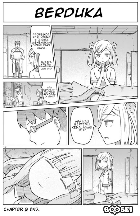 Bocchi Hakase to Robot Shoujo no Zetsubou Teki Utopia Chapter 03 Gambar 12