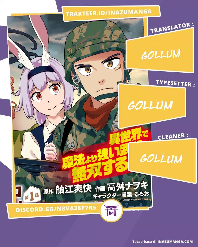 Bocchi Jieikan no Isekai Funsenki Chapter 01 Gambar 1