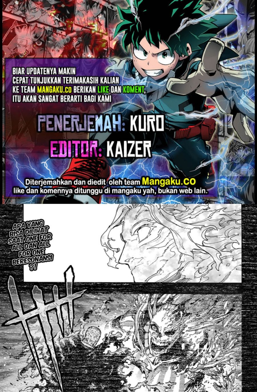 Boku no Hero Academia Chapter 413 Gambar 1