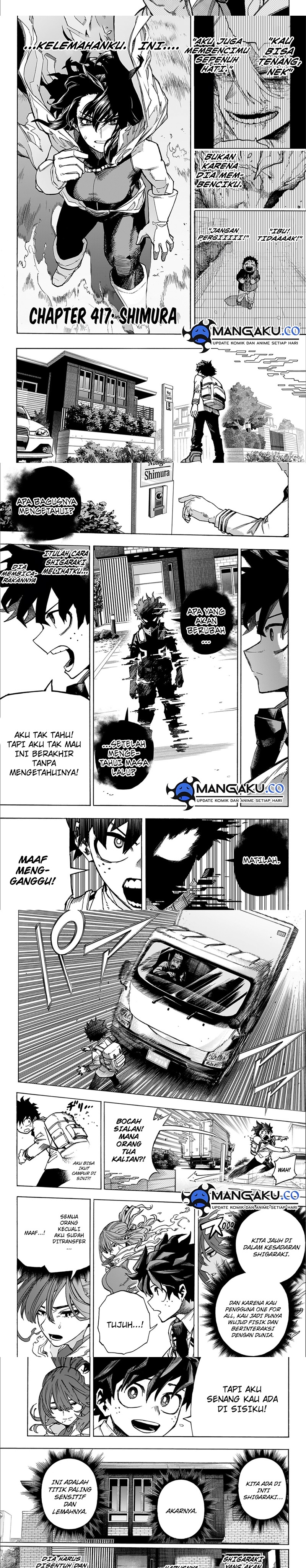 Boku no Hero Academia Chapter 417 Gambar 2