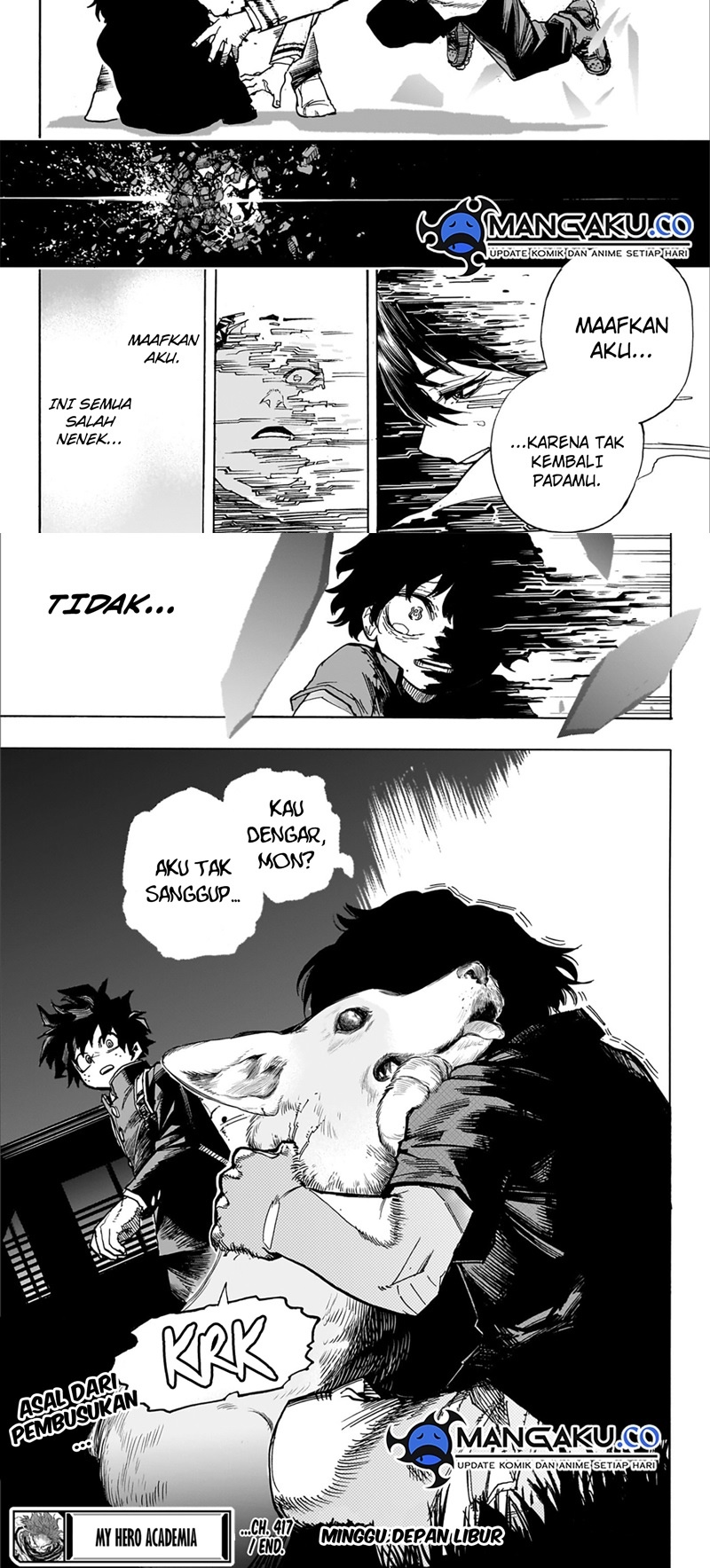 Boku no Hero Academia Chapter 417 Gambar 5