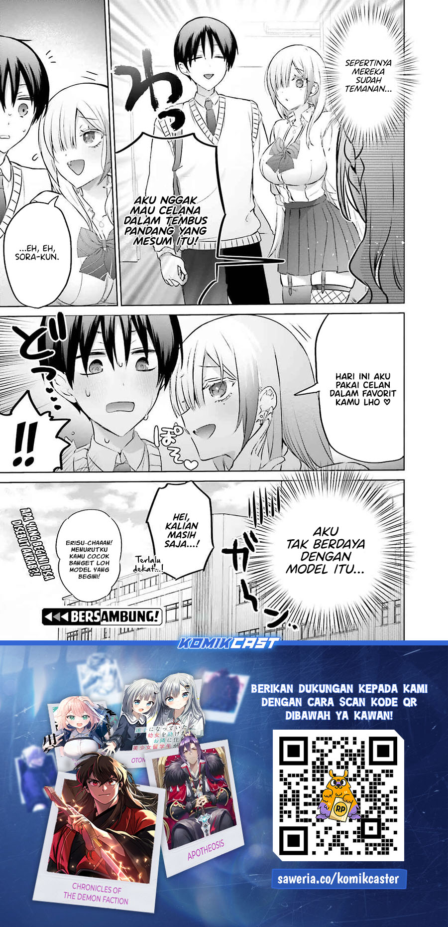 Boku to kimi (Gyaru) ga Fufuu ni Narumade Chapter 19 Gambar 10