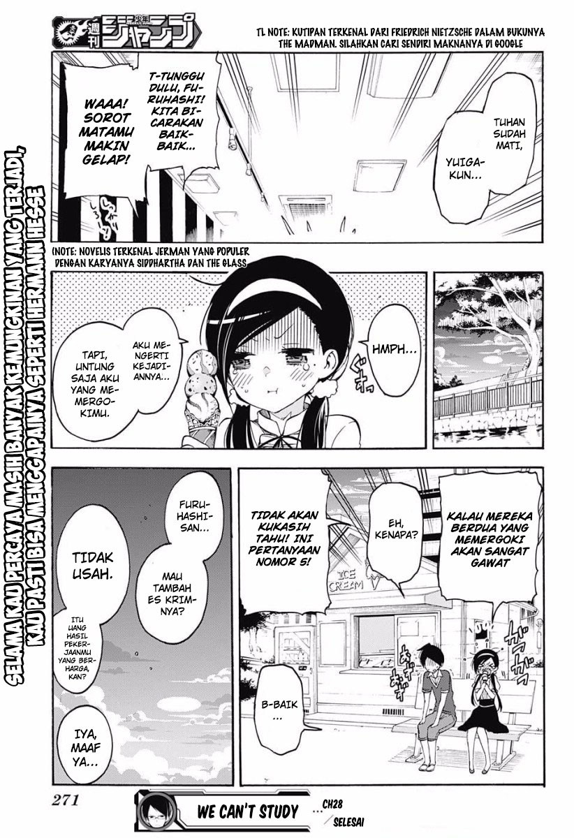 Bokutachi wa Benkyou ga Dekinai Chapter 28 Gambar 20
