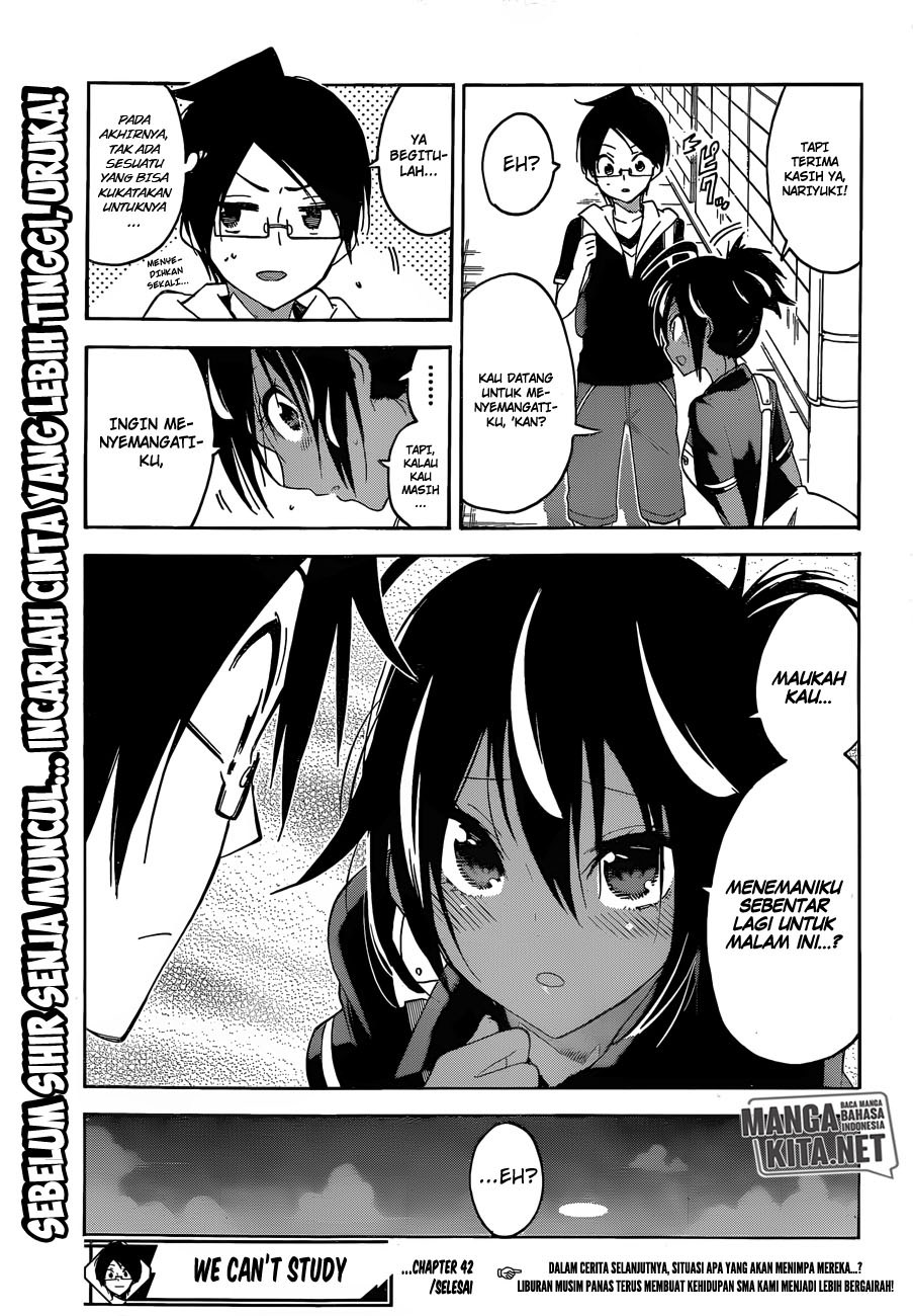 Bokutachi wa Benkyou ga Dekinai Chapter 42 Gambar 22