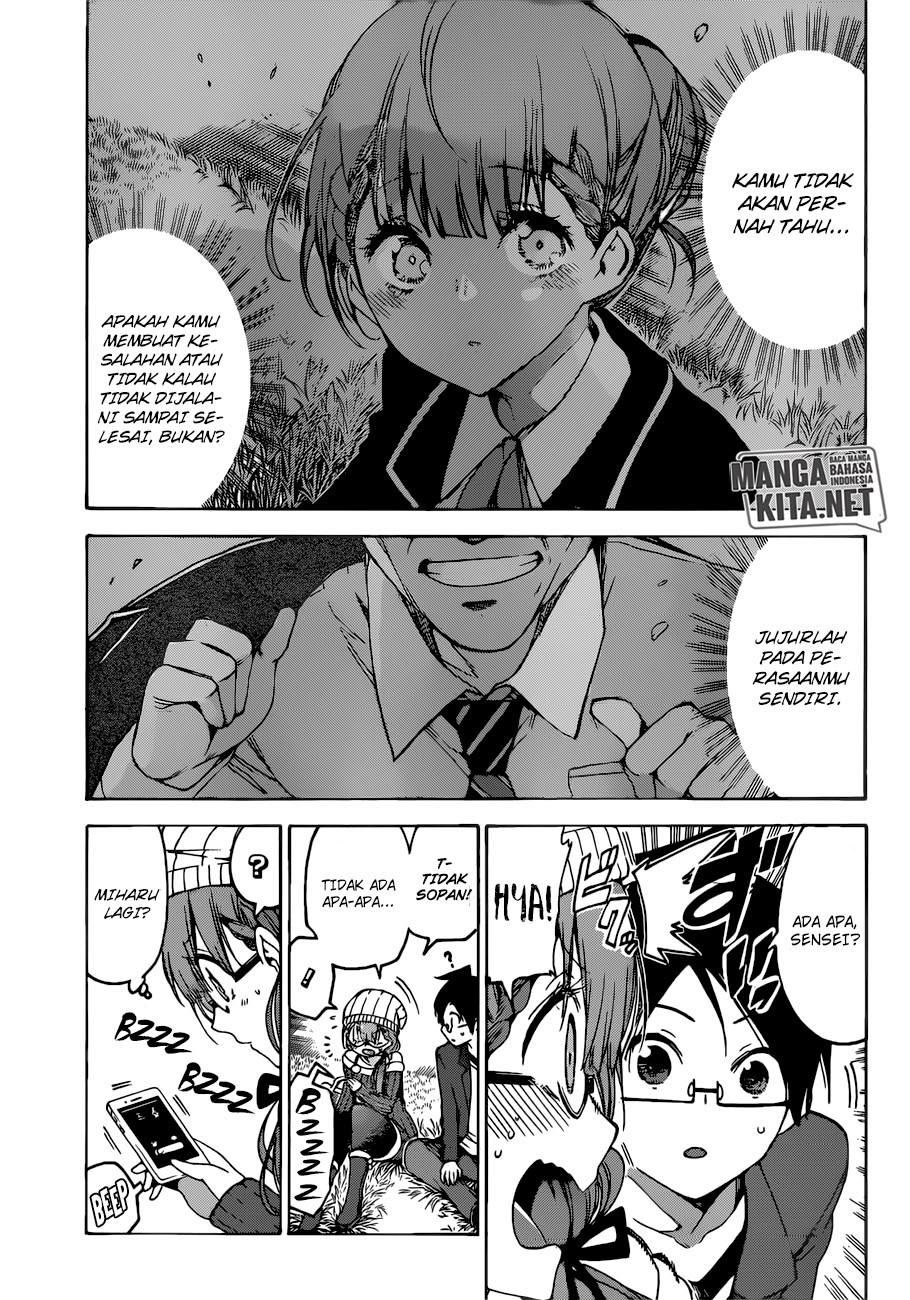 Bokutachi wa Benkyou ga Dekinai Chapter 100 Gambar 18