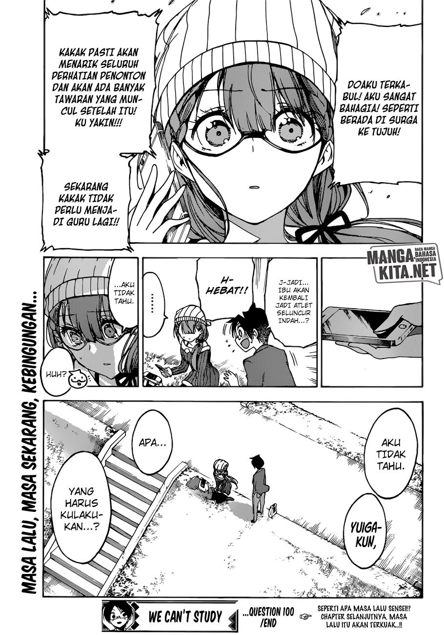 Bokutachi wa Benkyou ga Dekinai Chapter 100 Gambar 20