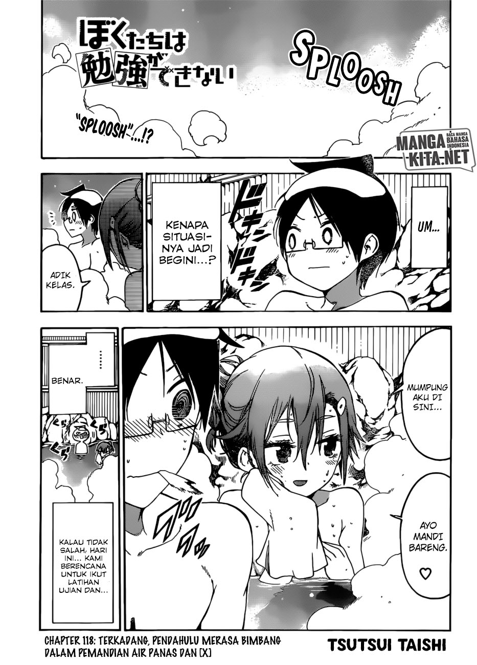 Bokutachi wa Benkyou ga Dekinai Chapter 118 Gambar 2