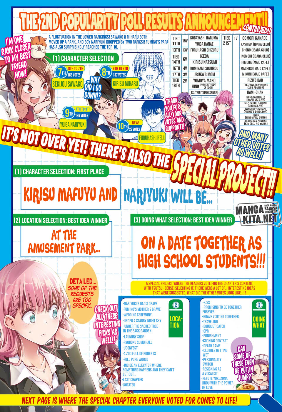 Bokutachi wa Benkyou ga Dekinai Chapter 119 Gambar 3