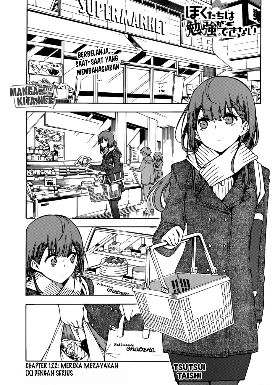 Bokutachi wa Benkyou ga Dekinai Chapter 122 Gambar 2