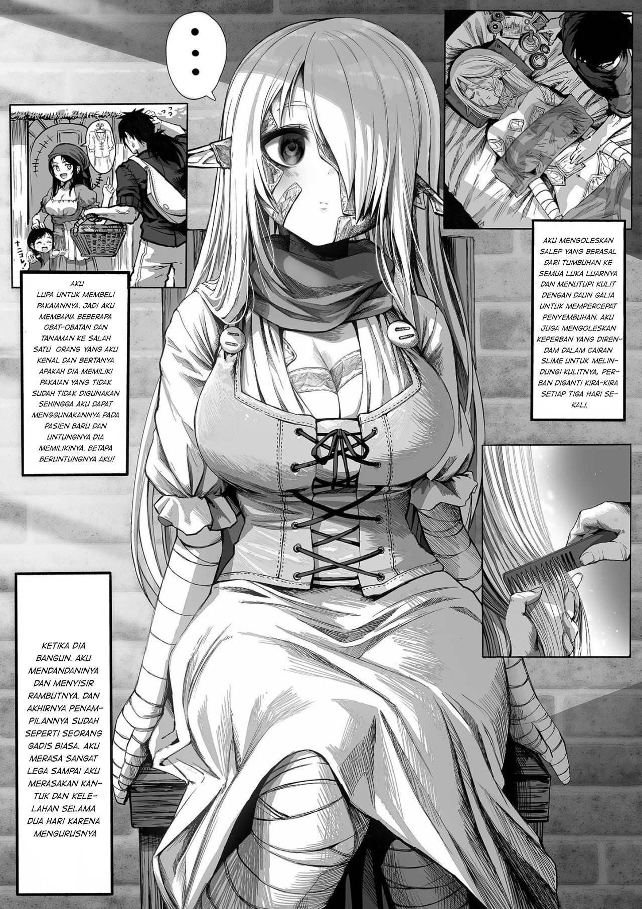 Boroboro no Elf-san o Shiawaseni suru Kusuri Uri-san Chapter 10 Gambar 1