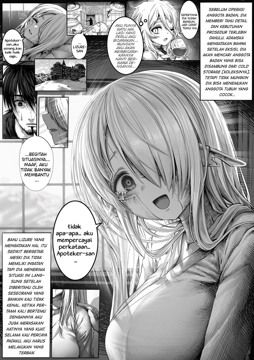 Boroboro no Elf-san o Shiawaseni suru Kusuri Uri-san Chapter 35 Gambar 1