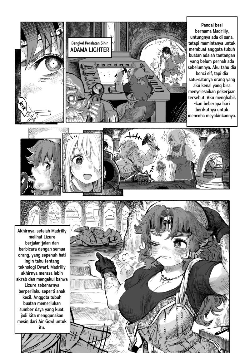 Boroboro no Elf-san o Shiawaseni suru Kusuri Uri-san Chapter 61 Gambar 3