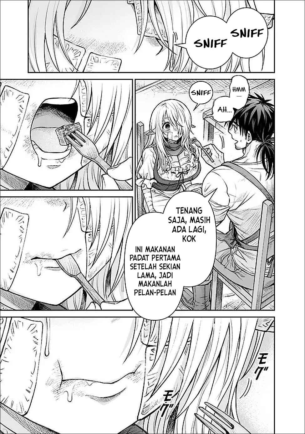 Boroboro no Elf-san wo Shiawase ni Suru Kusuriuri-san Chapter 03 Gambar 15