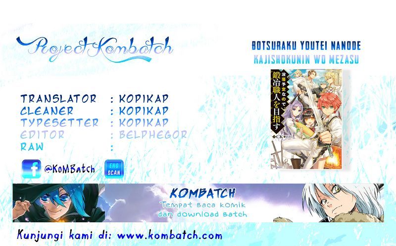 Botsuraku Yotei nano de, Kaji Shokunin wo Mezasu Chapter 09 Gambar 1