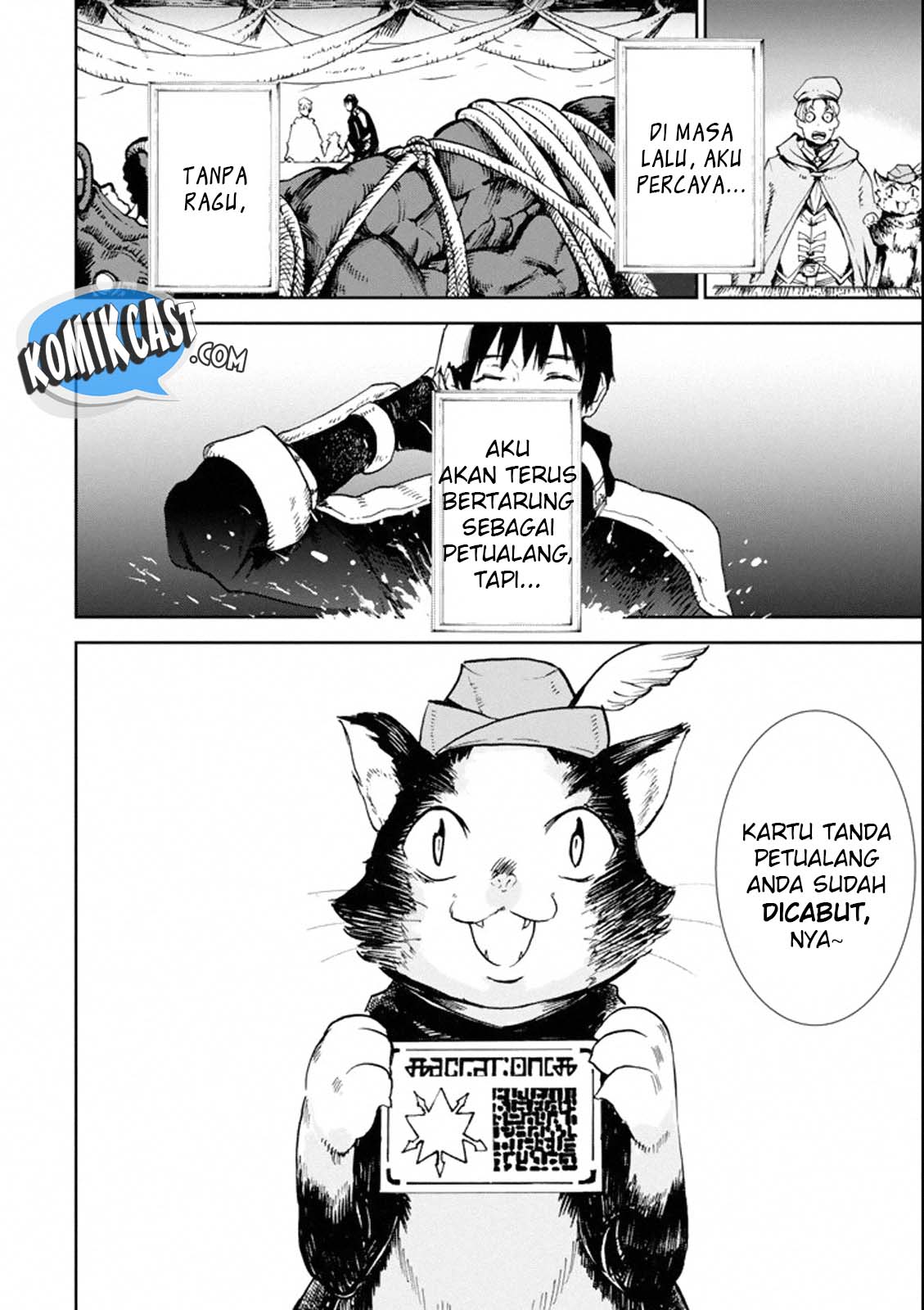 Boukensha License o Hakudatsu Sareta Ossan Dakedo, Manamusume ga Dekita no de Nonbiri Jinsei Chapter 01.1 Gambar 7