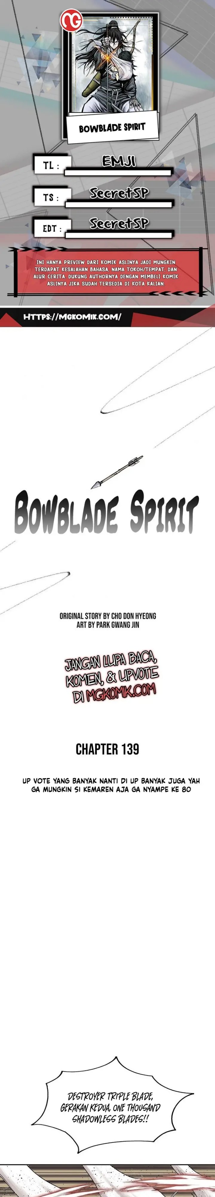 Bowblade Spirit Chapter 139 Gambar 1