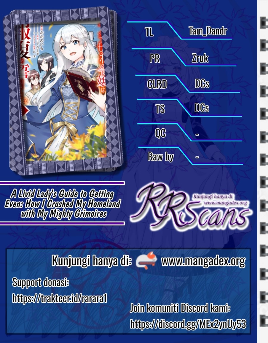 Buchigire Reijou wa Houfuku wo Chikaimashita. ~Madousho no Chikara de Sokoku wo Tataki Tsubushimasu~ Chapter 01 Gambar 1