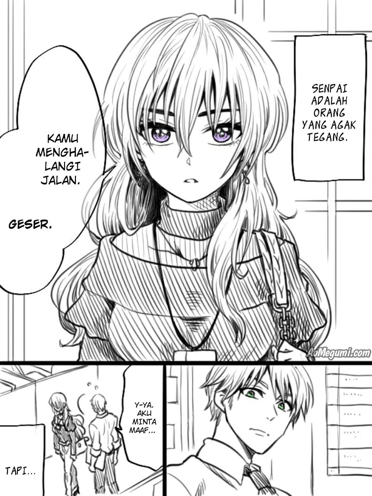 Bukiyou na Senpai Chapter 01 Gambar 2