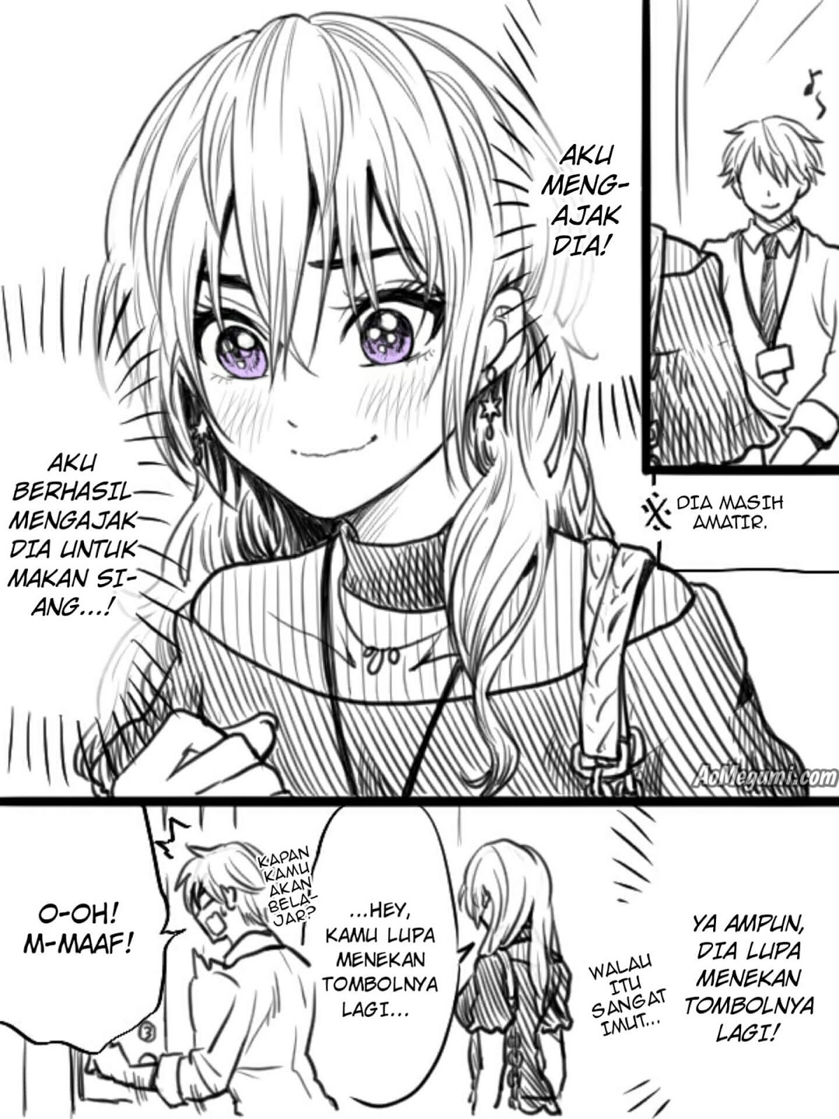 Bukiyou na Senpai Chapter 01 Gambar 4