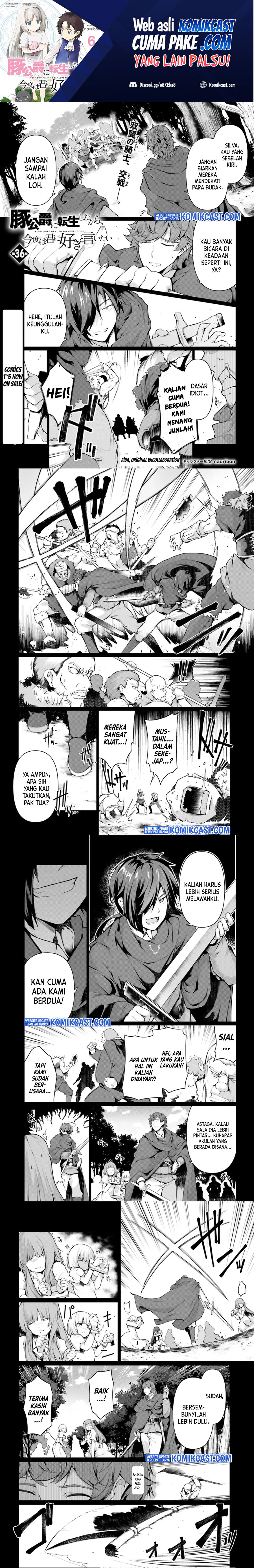 Buta Koushaku ni Tensei shita kara, Kondo wa Kimi ni Suki to Iitai Chapter 36 Gambar 2