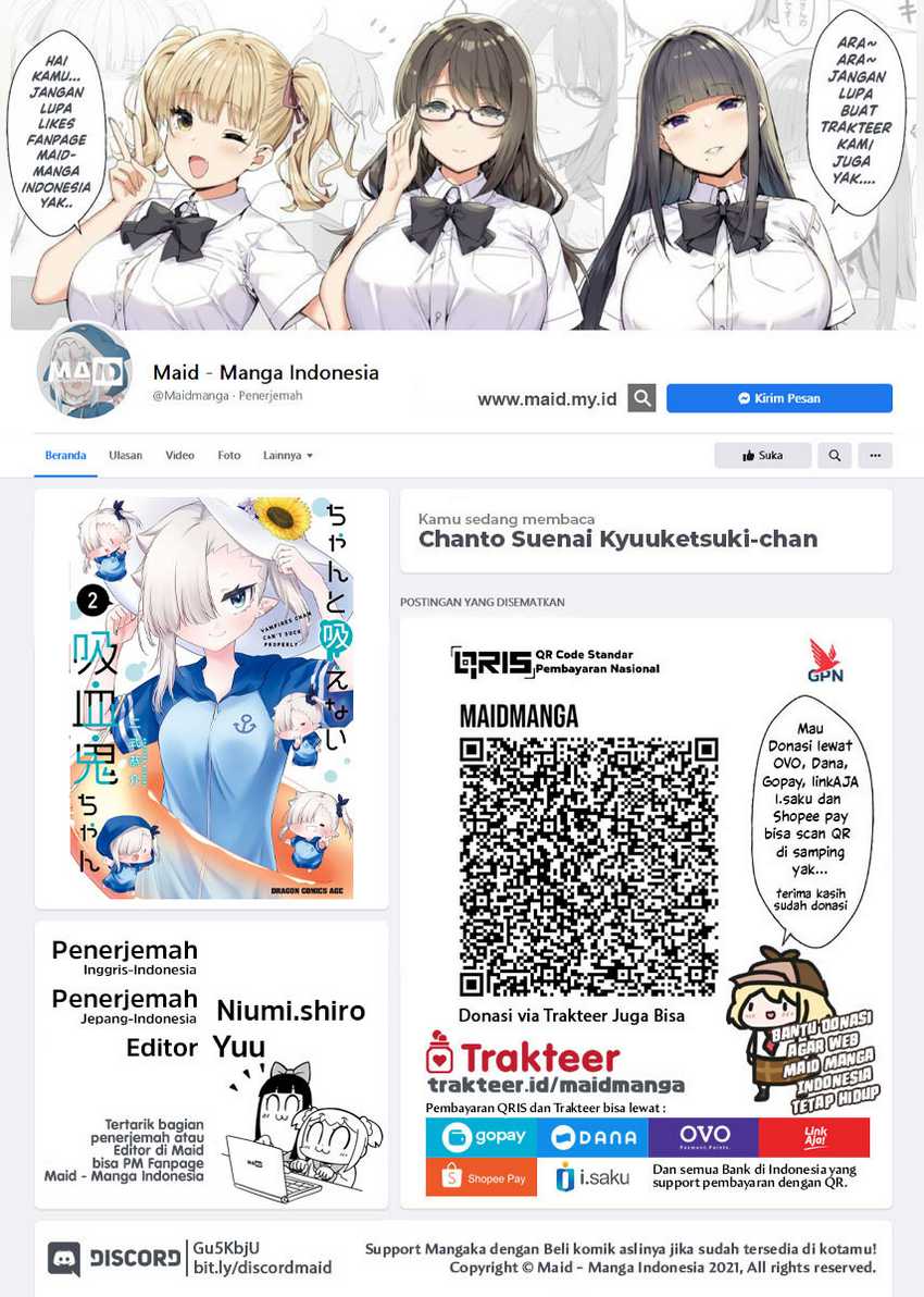 Chanto Suenai Kyuuketsuki-chan Chapter 14 Gambar 2