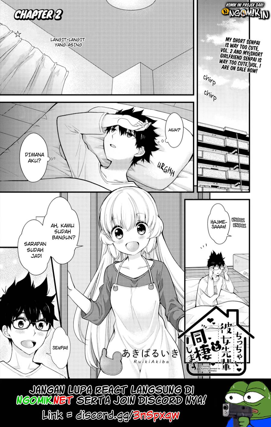 Chicchai Kanojo Senpai to Douseishimasu. Chapter 02 Gambar 2