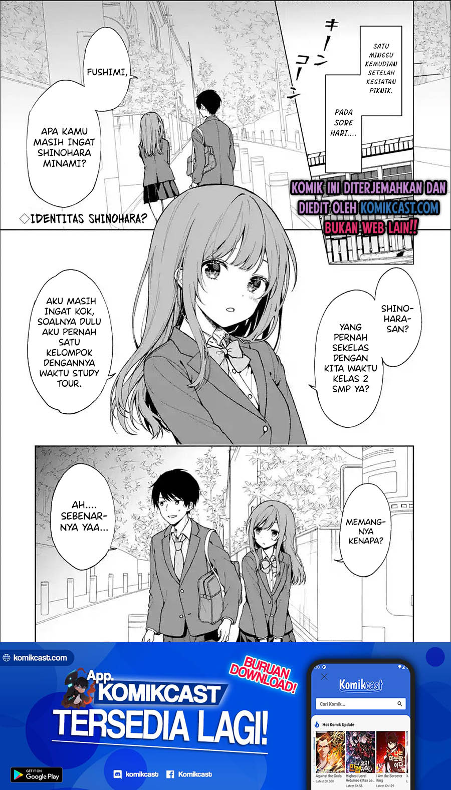 Chikan Saresou ni Natteiru S-kyuu Bishoujo wo Tasuketara Tonari no Seki no Osanajimi datta Chapter 27 Gambar 2
