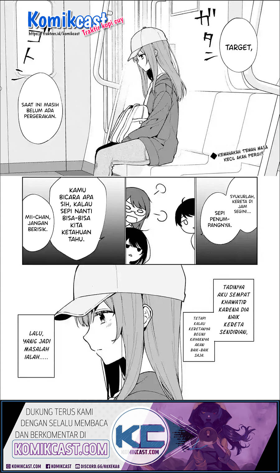 Chikan Saresou ni Natteiru S-kyuu Bishoujo wo Tasuketara Tonari no Seki no Osanajimi datta Chapter 32.1 Gambar 2