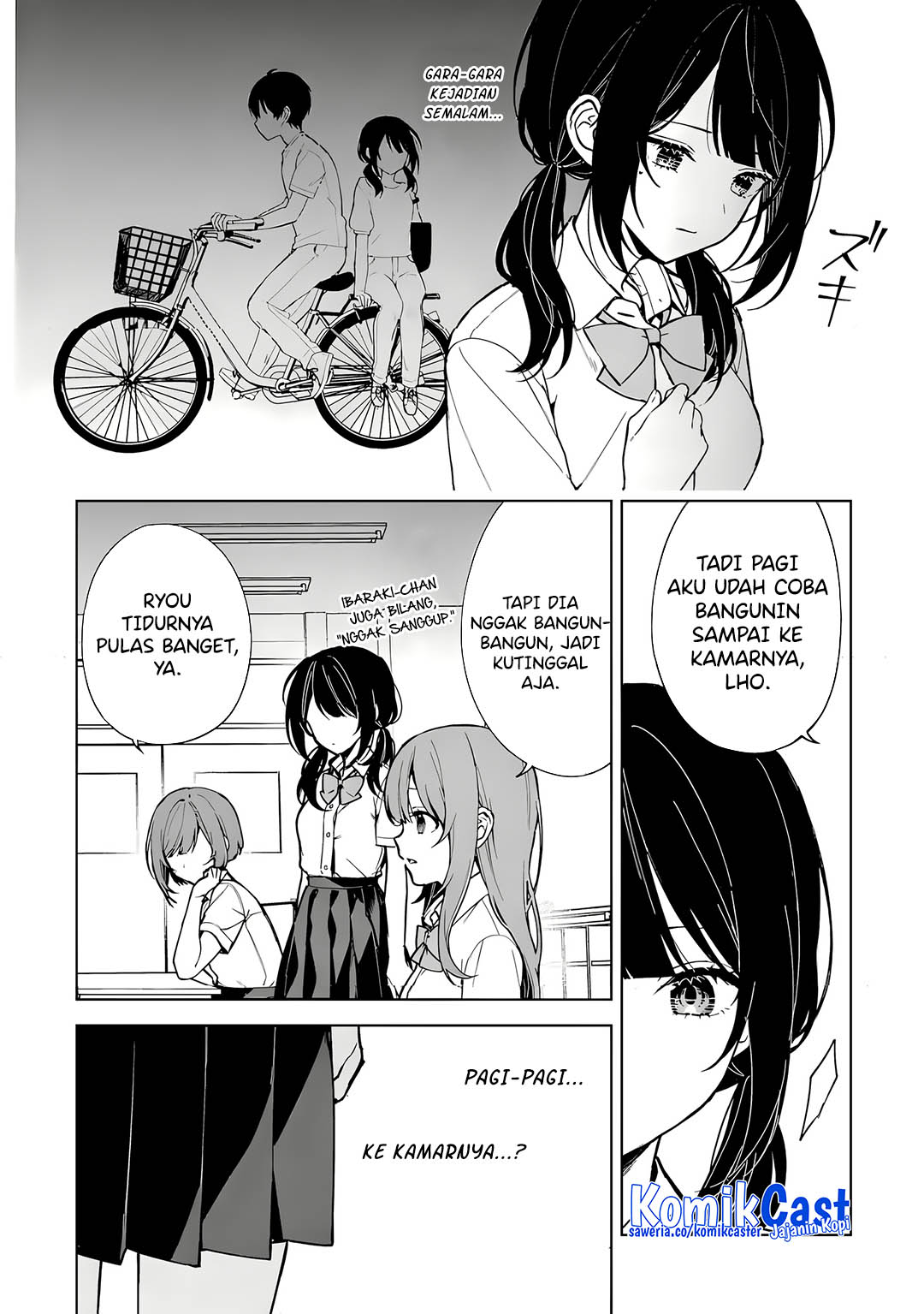 Chikan Saresou ni Natteiru S-kyuu Bishoujo wo Tasuketara Tonari no Seki no Osanajimi datta Chapter 73 Gambar 2