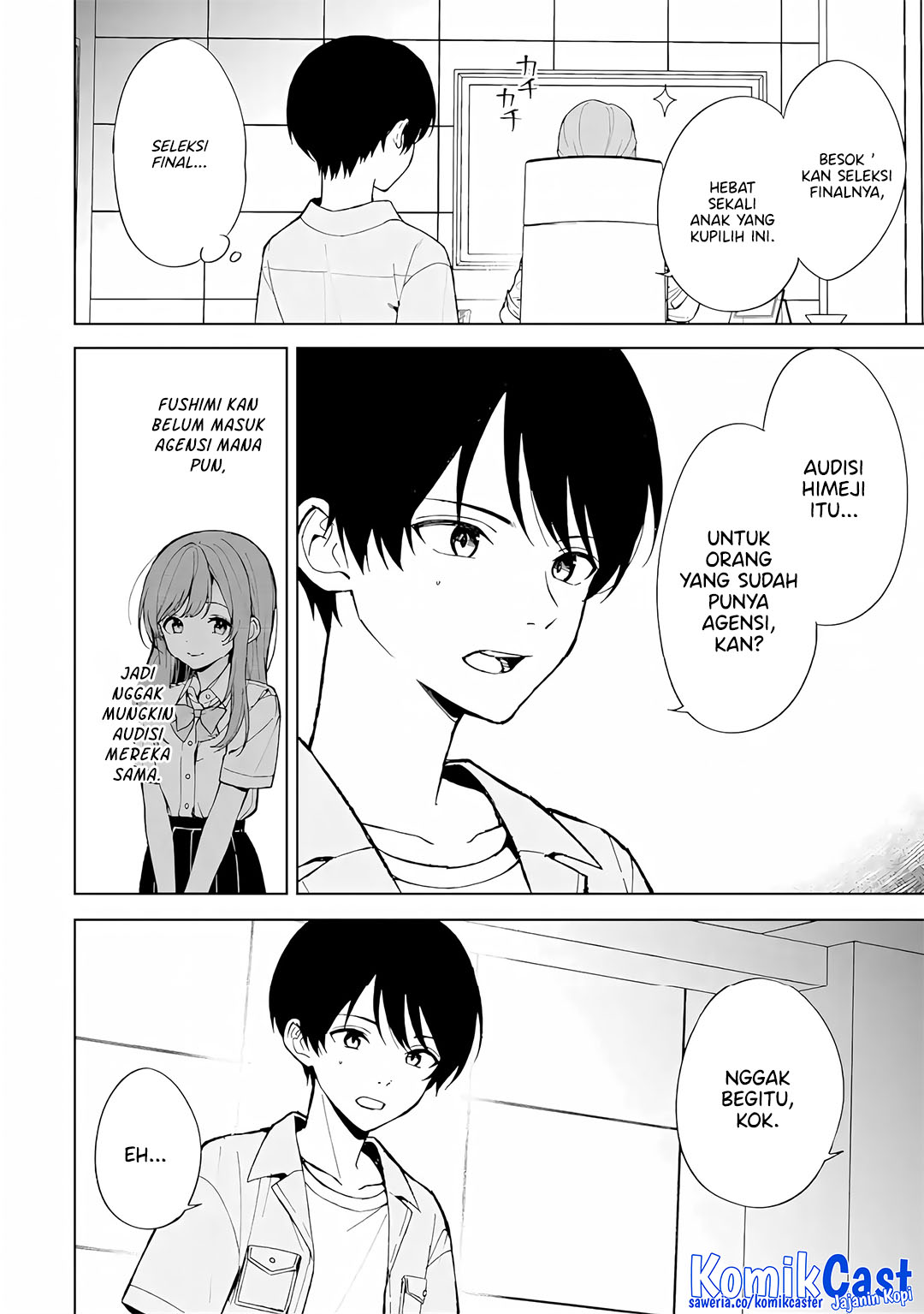 Chikan Saresou ni Natteiru S-kyuu Bishoujo wo Tasuketara Tonari no Seki no Osanajimi datta Chapter 80 Gambar 3