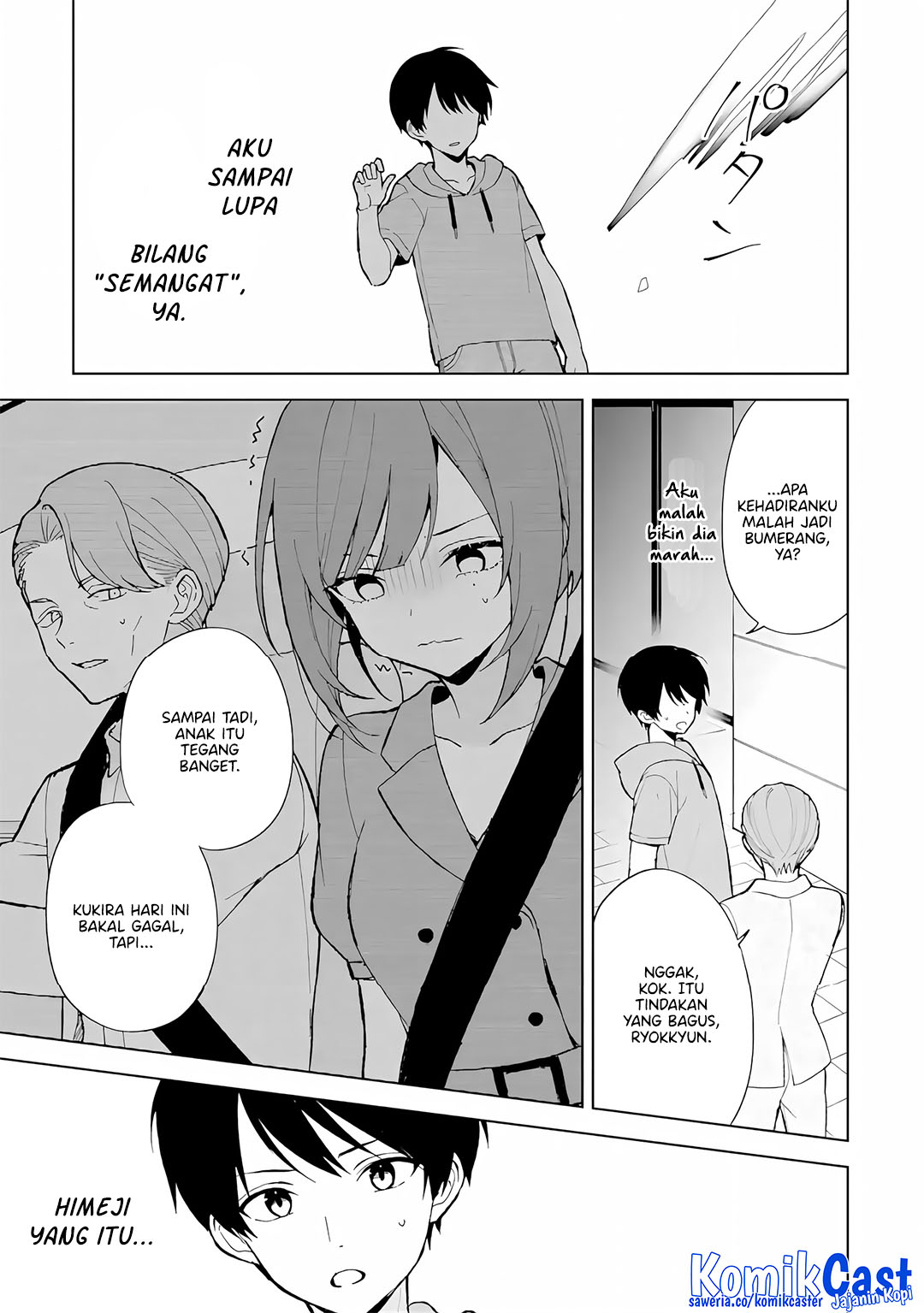 Chikan Saresou ni Natteiru S-kyuu Bishoujo wo Tasuketara Tonari no Seki no Osanajimi datta Chapter 80 Gambar 16
