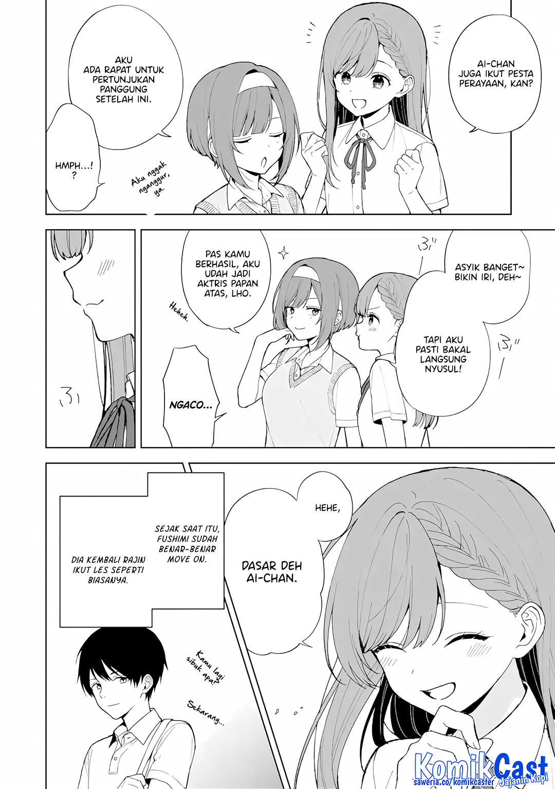 Chikan Saresou ni Natteiru S-kyuu Bishoujo wo Tasuketara Tonari no Seki no Osanajimi datta Chapter 83 Gambar 3