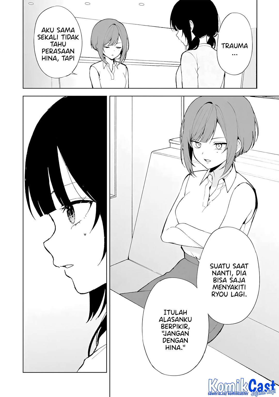 Chikan Saresou ni Natteiru S-kyuu Bishoujo wo Tasuketara Tonari no Seki no Osanajimi datta Chapter 84 Gambar 11