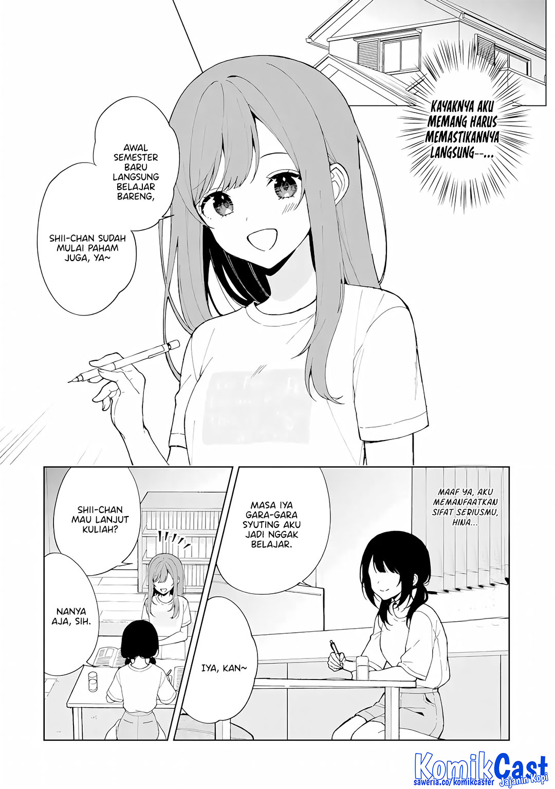 Chikan Saresou ni Natteiru S-kyuu Bishoujo wo Tasuketara Tonari no Seki no Osanajimi datta Chapter 84 Gambar 14